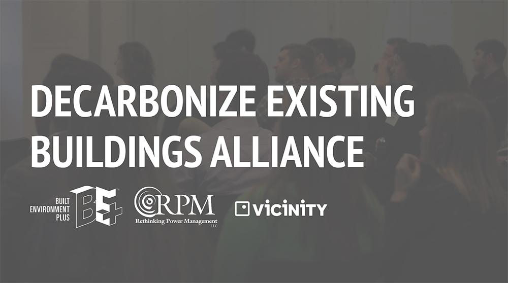 Decarbonize Existing Buildings Alliance