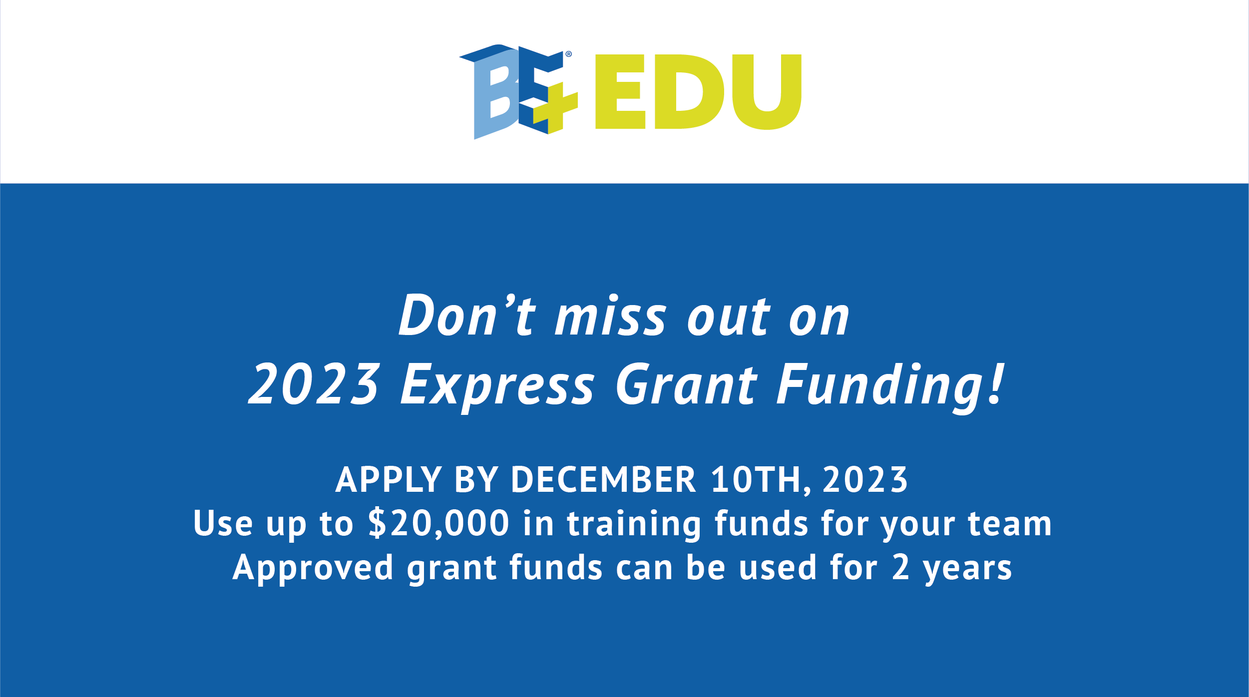 Express Grant 2023 Funds - Built Environment Plus