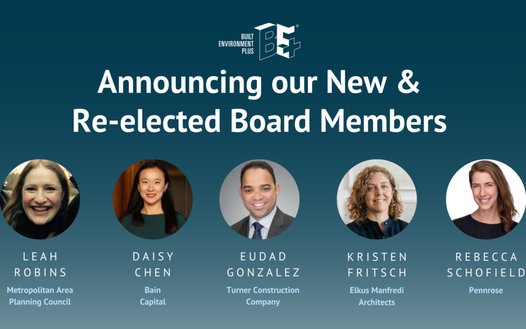 Welcome 2024 BE+ Board of Directors!