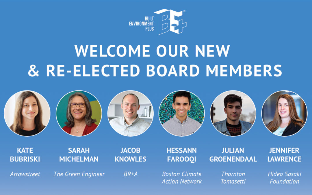 Welcome 2025 BE+ Board of Directors!