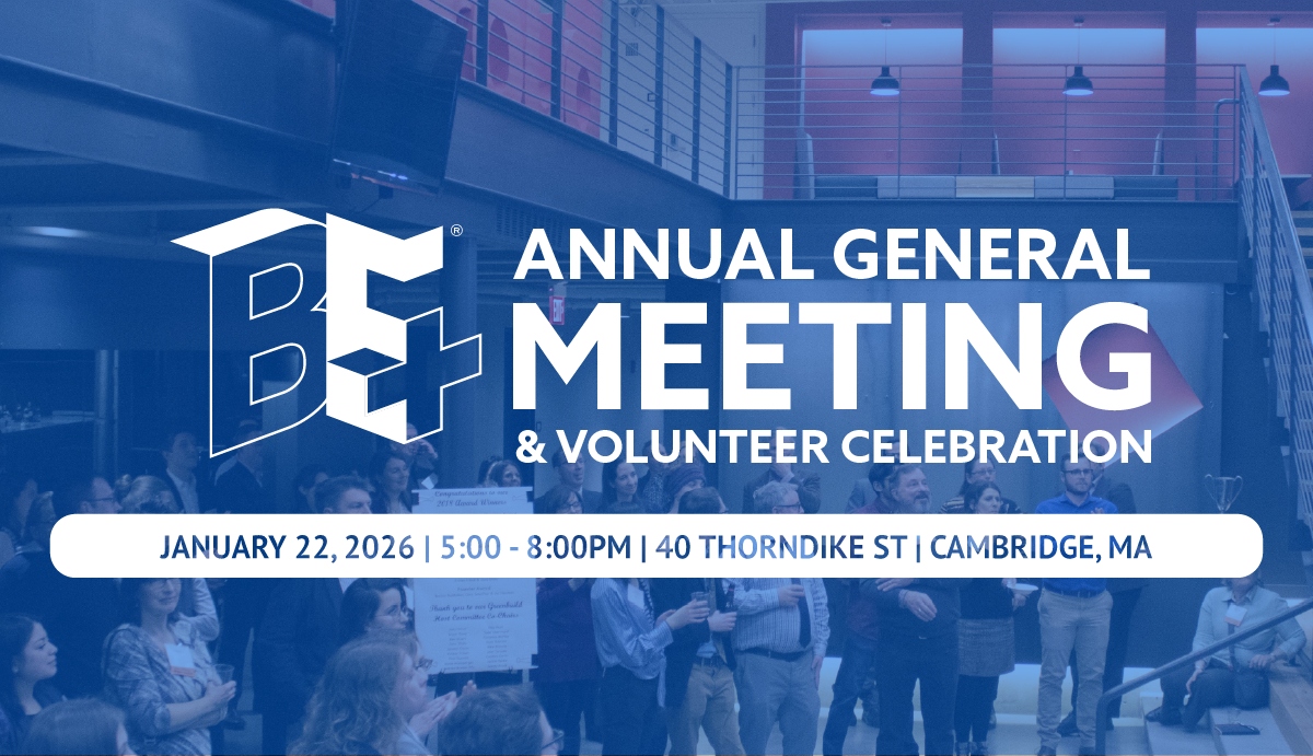 BE+ Annual Meeting on December 19th, 2026 from 5-8pm