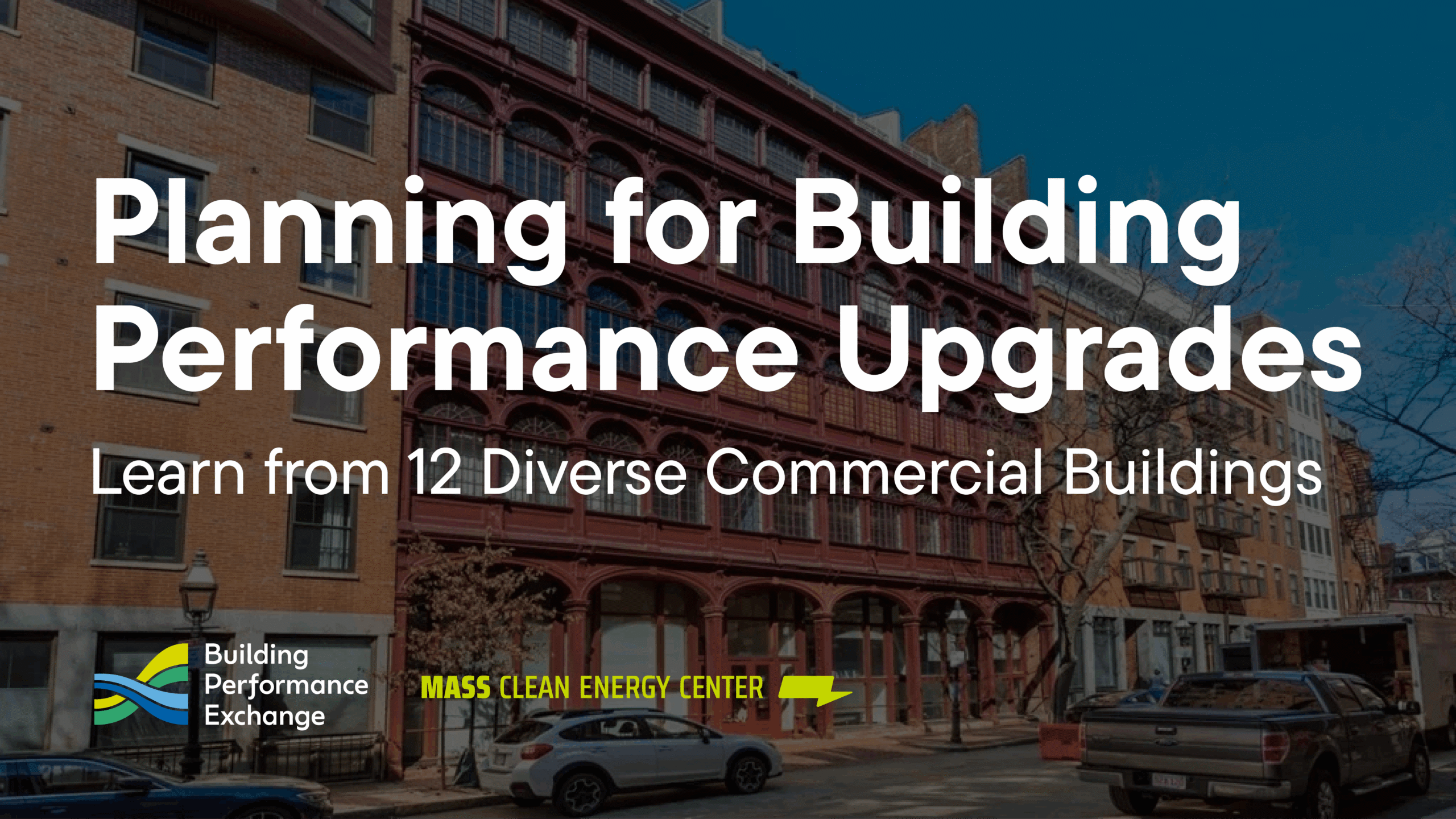 Planning for Building Performance Upgrades on July 23rd, 2026 at 12-1pm