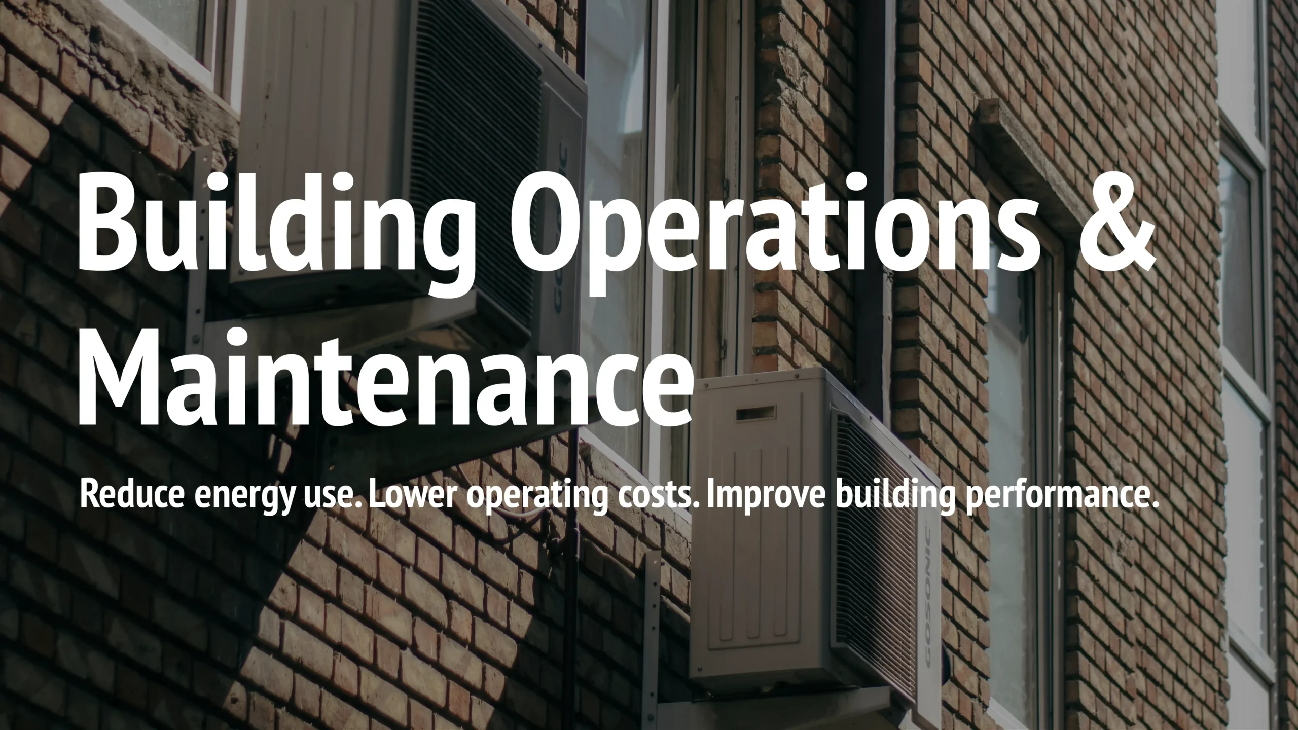 Building Operations & Maintenance