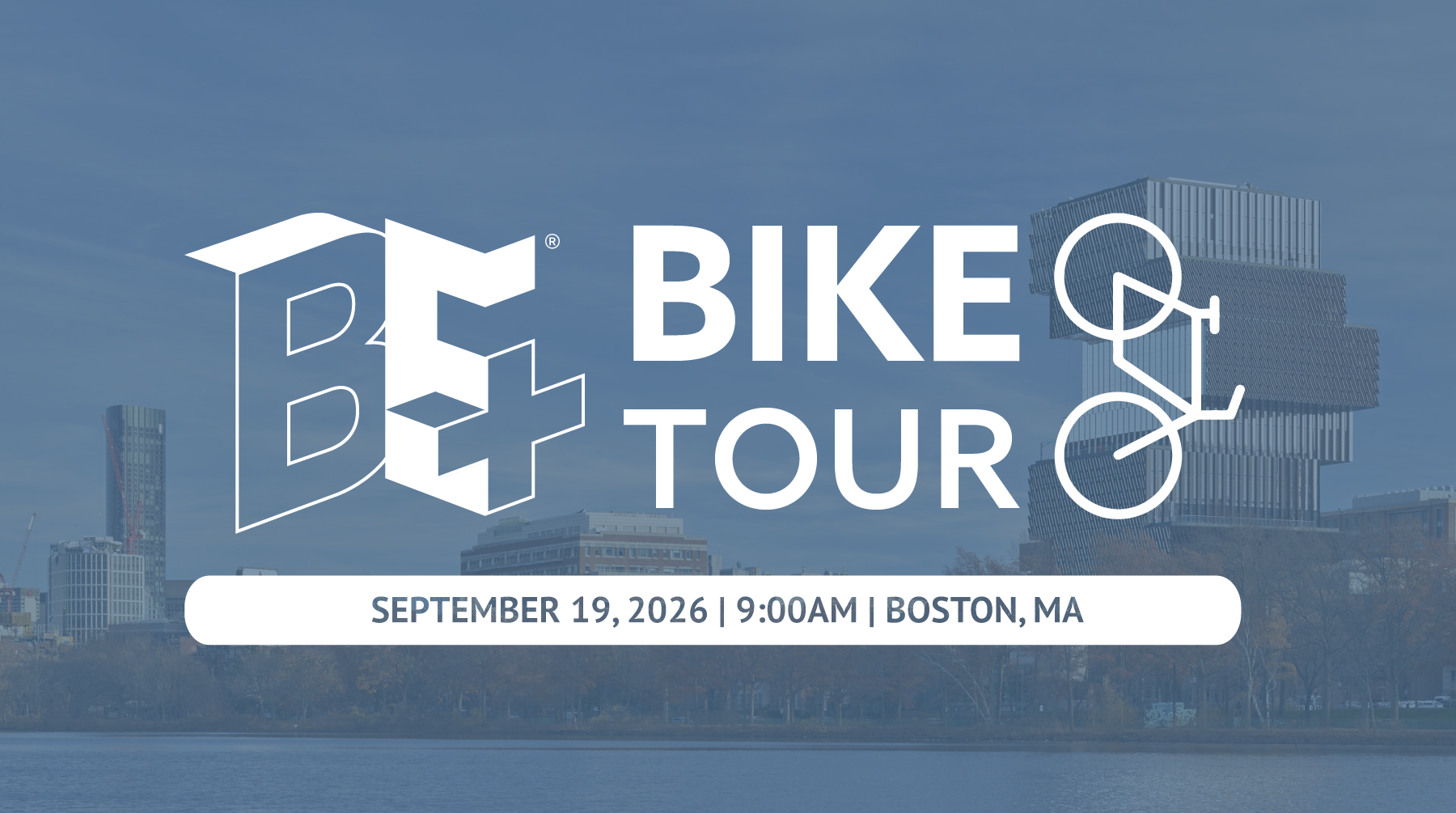 BE+ Bike Tour on September 19th, 2026 in Boston, MA